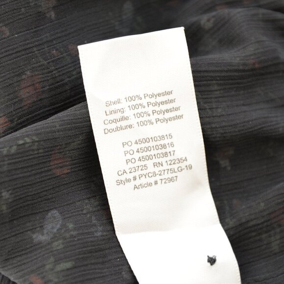 Aritzia Little Moon Lunaria Floral Cropped Wrap Blouse Sz S - Picture 6 of 7